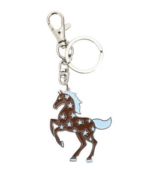 STAR HORSE KEYRING [Brown]