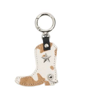 COWGIRL BOOTS KEYRING [Cow Beige]