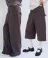 Belted Panel Convertible Pants, Brown