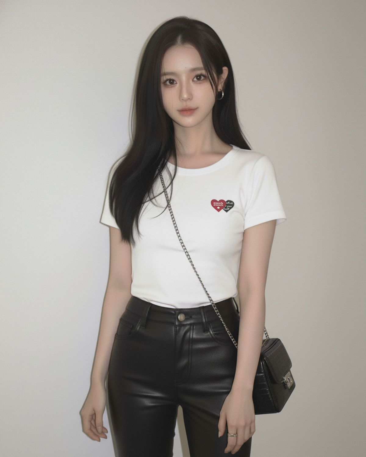 무아무아(MUAHMUAH) 러브러브 무아 크롭 반팔티 [3color]