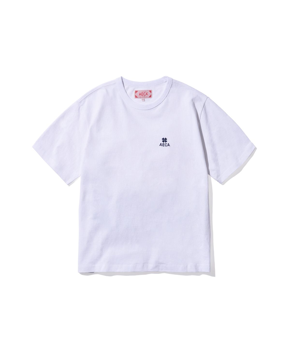 에이카화이트(AECA) (Woman) EVERYDAY AECA CLOVER HALF SLEEVE TEE-WHITE