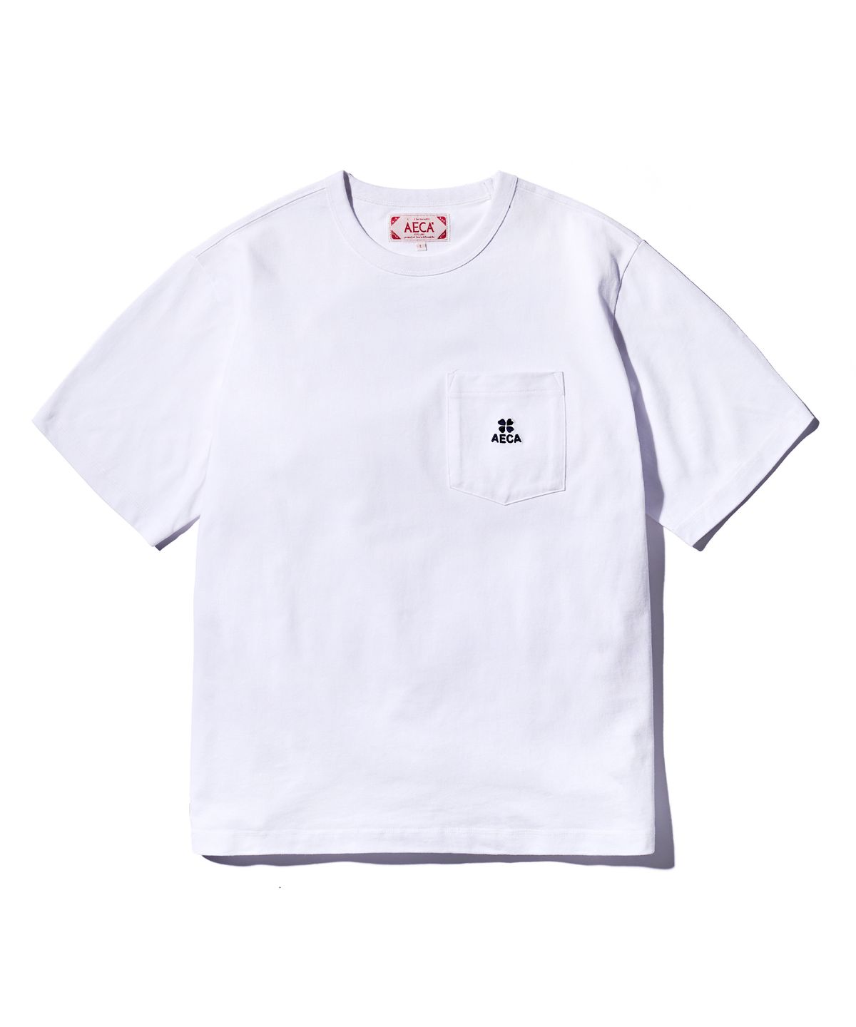 에이카화이트(AECA) (Woman) EVERYDAY AECA CLOVER POCKET TEE-WHITE