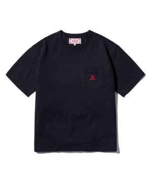 (Woman) EVERYDAY AECA CLOVER POCKET TEE-BLACK
