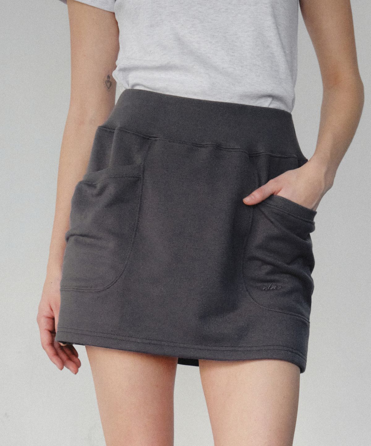씨타(CITTA) Soft Touch Pocket Skirt-Pants_CTB565(2color)