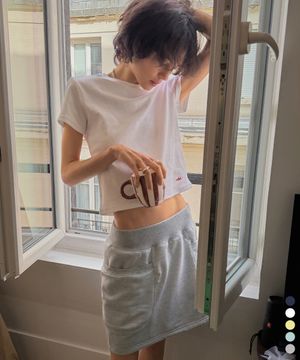 Everyday Ribbed Slim Fit Tee_CTT3009(5color)