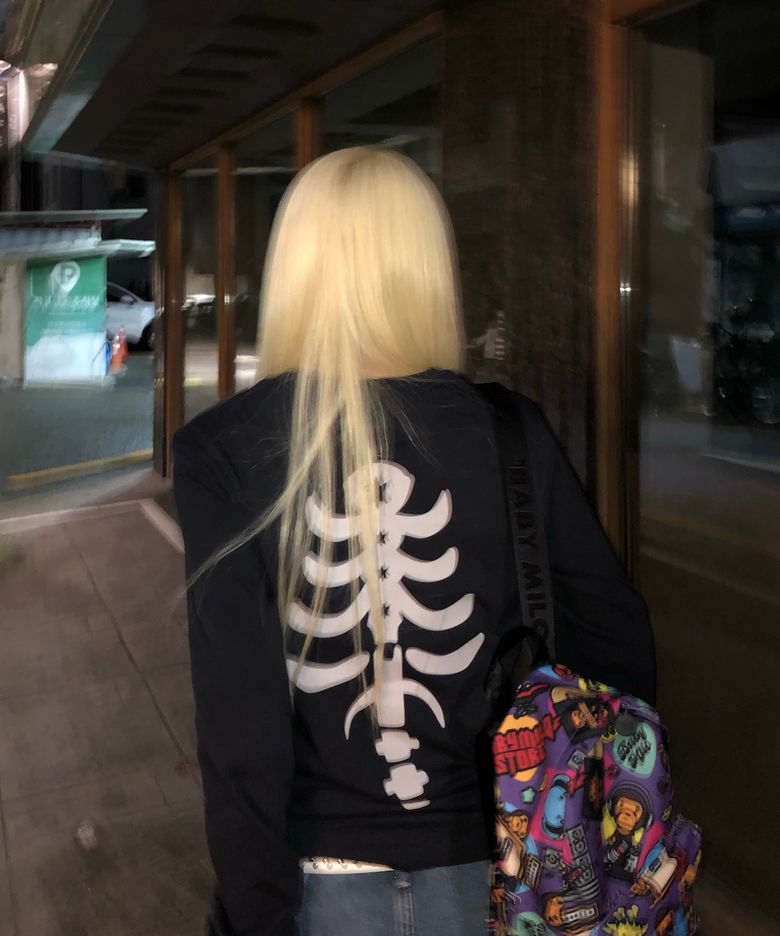본 롱슬리브 (네이비)