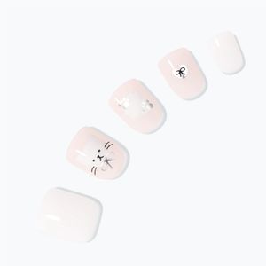 데싱디바 매직프레스 베이비 미유 (숏 스퀘어) 네일팁