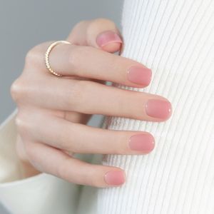 데싱디바 매직프레스 베어 핑크 (숏 스퀘어) 네일팁