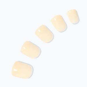 데싱디바 매직프레스 버터 옐로우 (숏 스퀘어) 네일팁