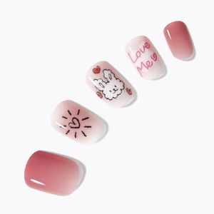 데싱디바 매직프레스 러브 래빗 (레귤러 라운드) 네일팁