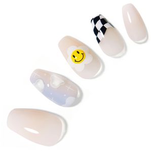 데싱디바 매직프레스 해피 클라우드 (코핀) 네일팁