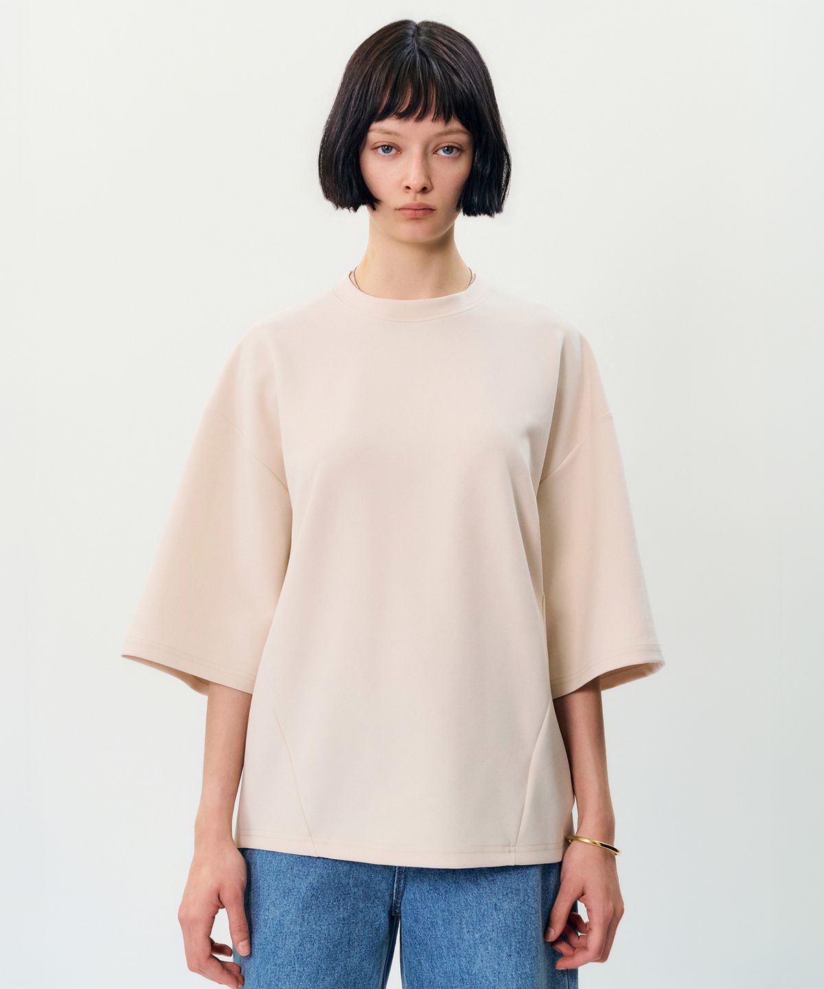 메이버유(MAYVERU) Amid T-shirt _ Beige
