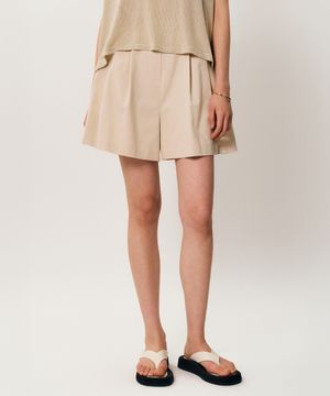 Roa cotton short pants _ Beige
