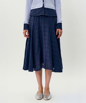 Betti flare skrit _ Navy