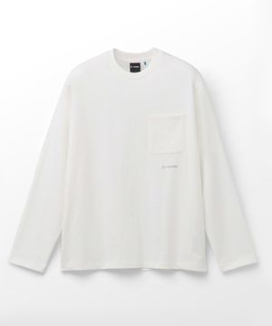 포켓 긴팔티셔츠_White