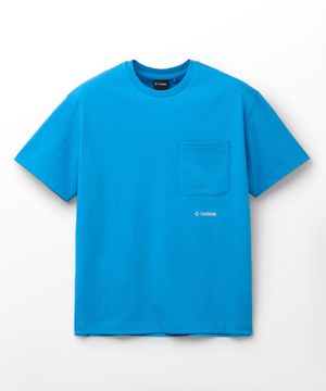 포켓 반팔티셔츠_Cyan Blue