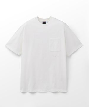 포켓 반팔티셔츠_White