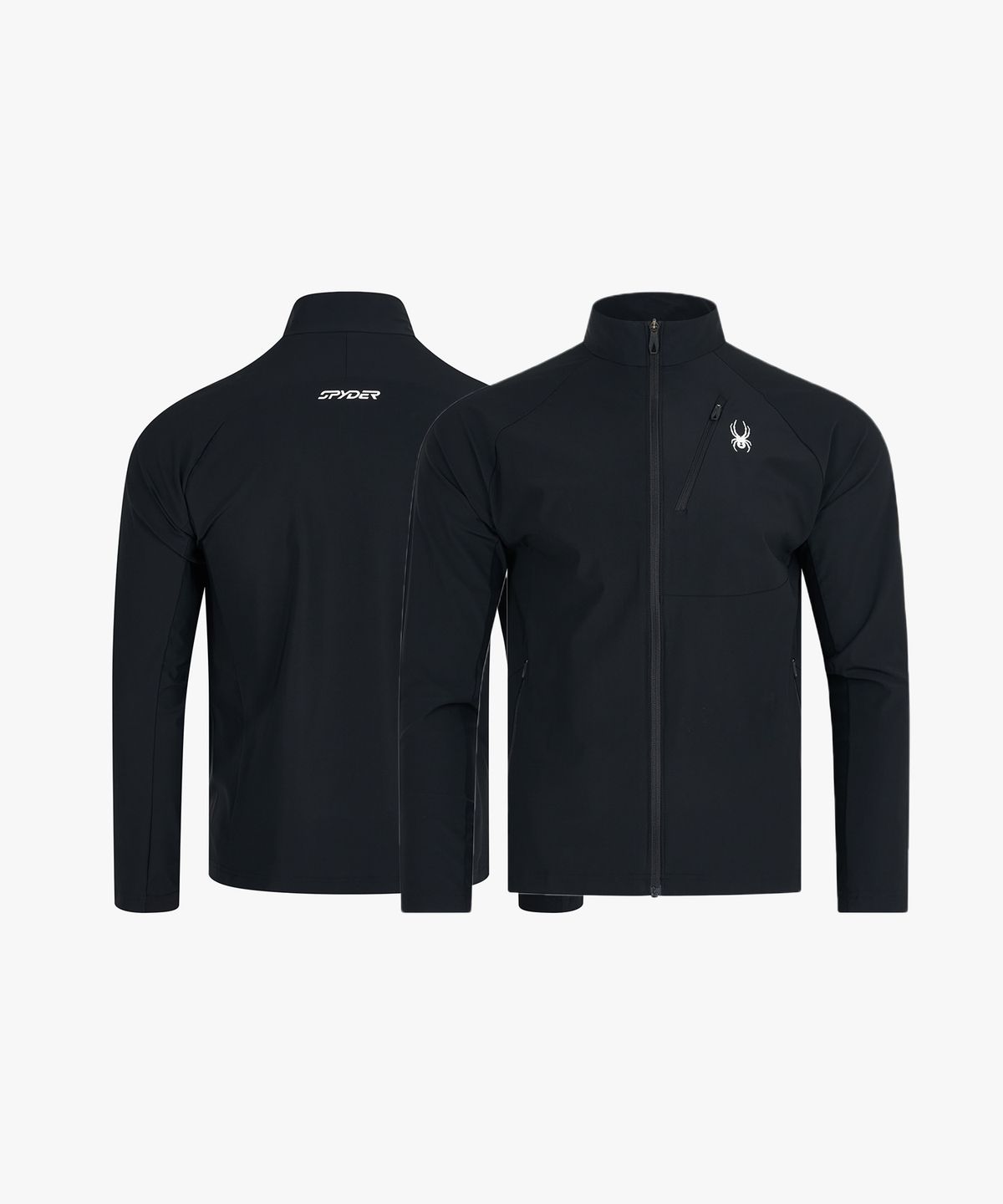 스파이더(SPYDER) 공용 트리코트 트랙탑 SOLPCNFT205UBLK