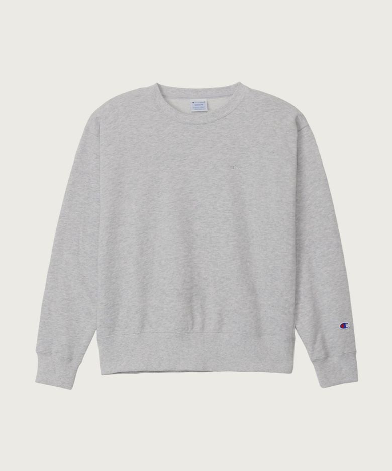 여성 베이직 스몰 로고 스웨트셔츠 Grey