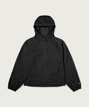 여성 스몰 C로고 후디드 윈드브레이커 Black