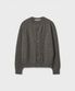 MOHAIR ALPACA CARDIGAN [OLIVE GRAY]