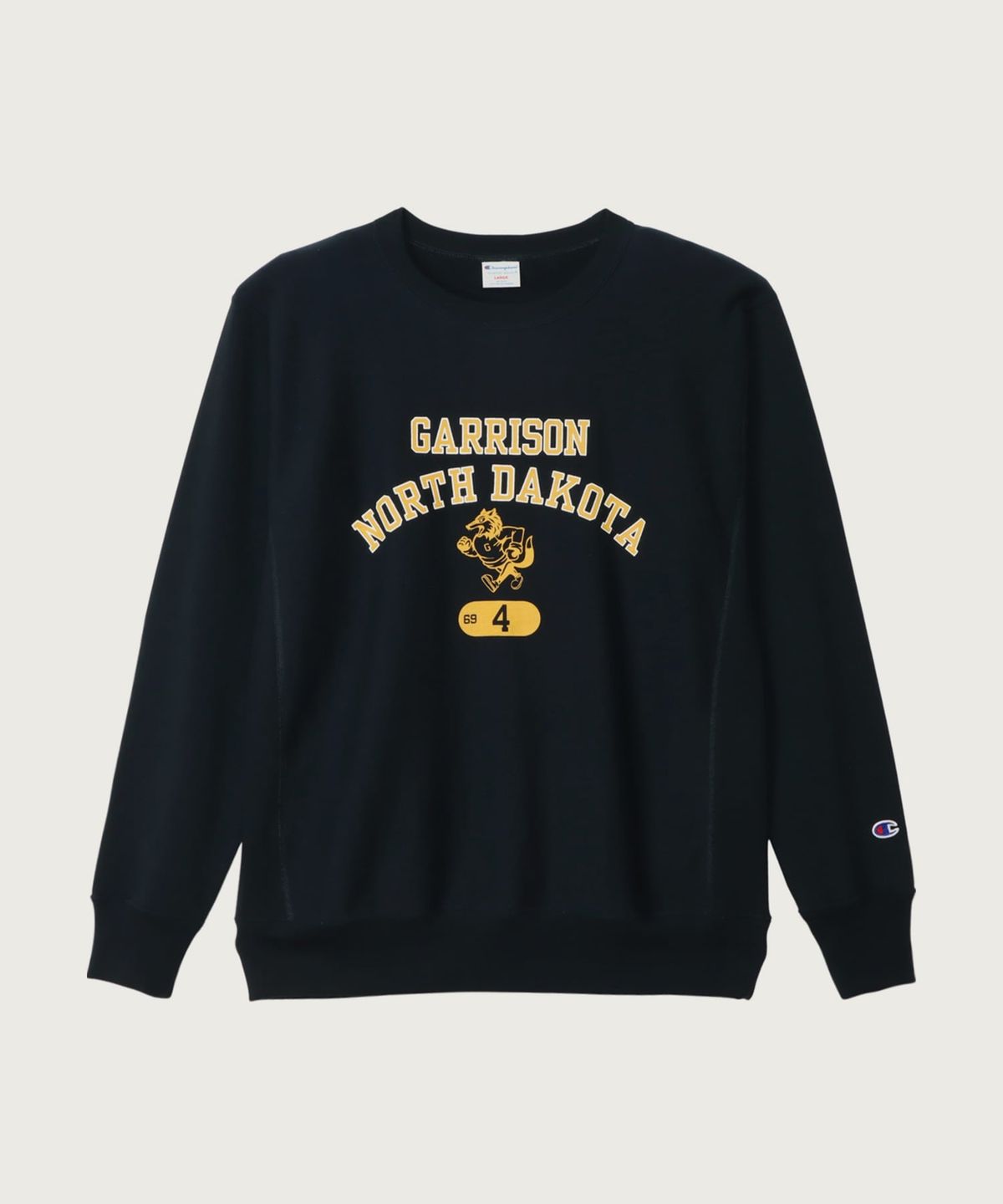 챔피온(CHAMPION) 리버스위브 루즈핏 그래픽 스웨트셔츠 Navy