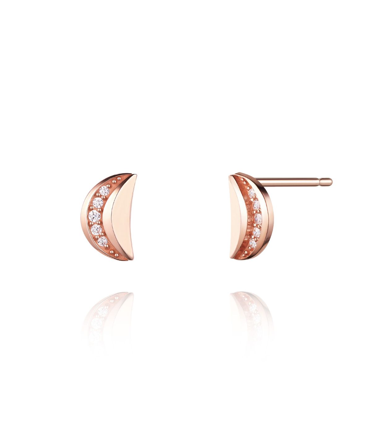 스톤헨지(STONEHENGE) 달빛 14K 로즈골드 귀걸이 SA26A35T