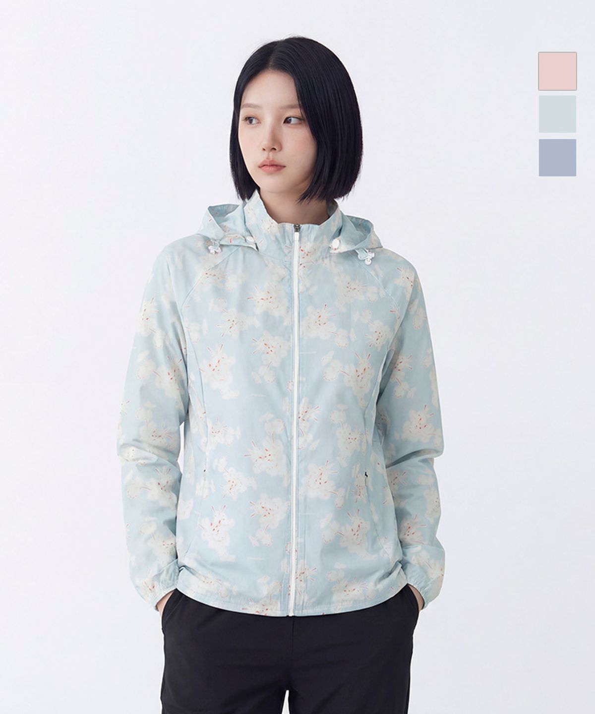 웨스트우드(WESTWOOD) 여성 플라워 바람막이_WO1WCJW224