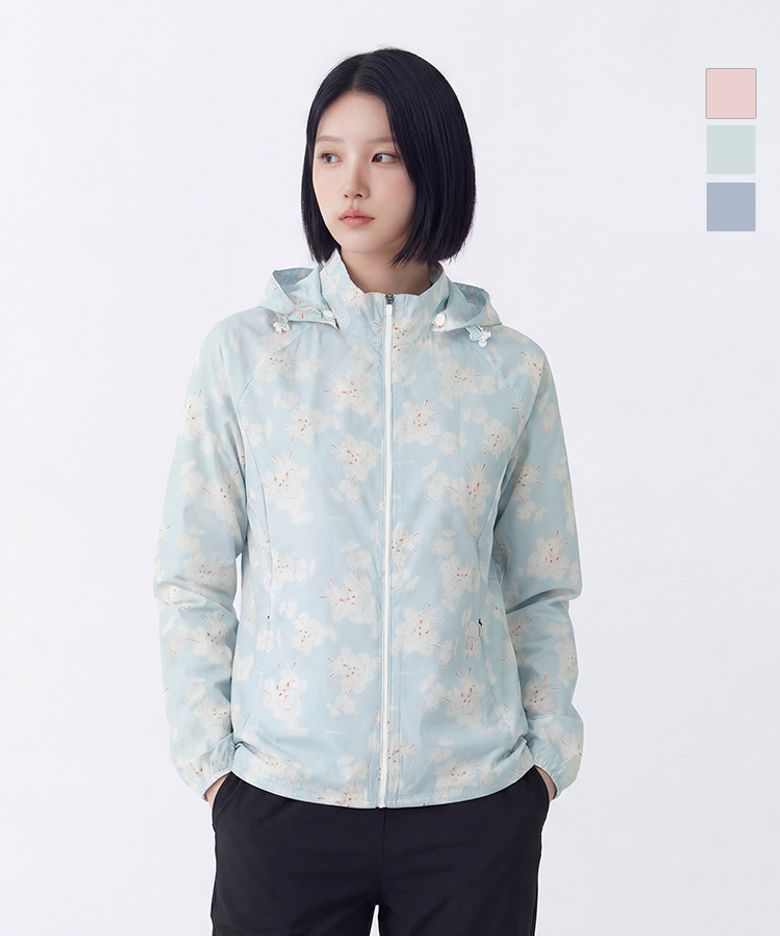 여성 플라워 바람막이_WO1WCJW224