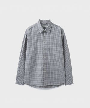 MUSE CHECK SHIRT [SMOKE GRAY]