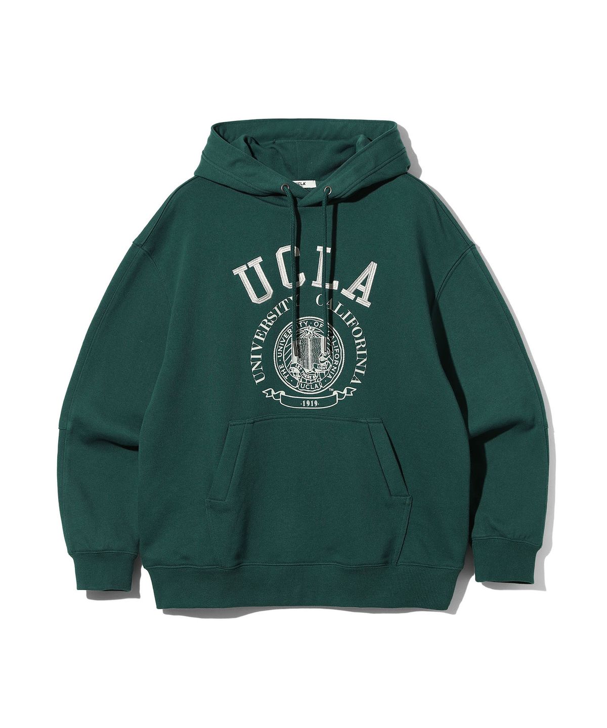 유씨엘에이(UCLA) 남녀공용 자수 프린트 후드[GREEN](UC2LT01)