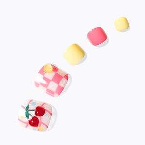 데싱디바 매직프레스 페디큐어 체리 핑크