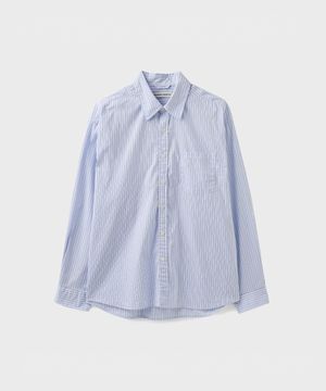 LOWELL STRIPE SHIRT [SKY BLUE]