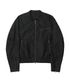 Coated Nylon Zip Jacket [BLACK]_SEJK034BLACK