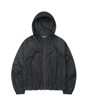 Ruffle Dot Windbreaker [DOTDGRAY]_SEWJK002DOTDGRAY
