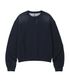 Cropped Pigment Wash Sweat [NAVY]_SETS054NAVY