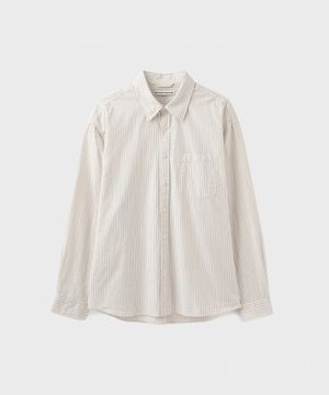 VENICE STRIPE SHIRT [IVORY]