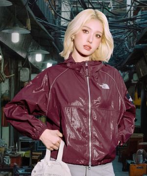 NJ3BS32L 화이트라벨 여성 노벨티 올레마 후디 WINE