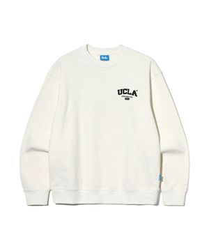 남녀공용 UCLA 베이직 로고 맨투맨[IVORY](UC2LTK4)