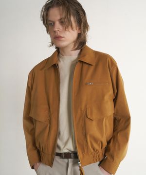 스웨이드 시그니처 크롭 자켓 (카멜)