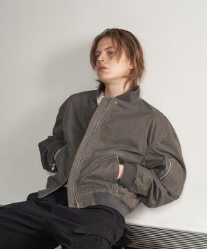밀리터리 MA-1 유틸리티 봄버 자켓 (차콜)