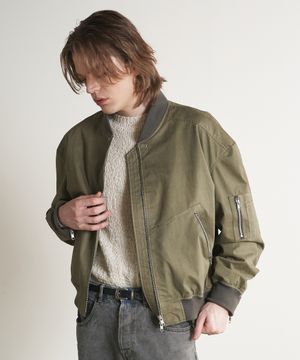 밀리터리 MA-1 유틸리티 봄버 자켓 (카키)