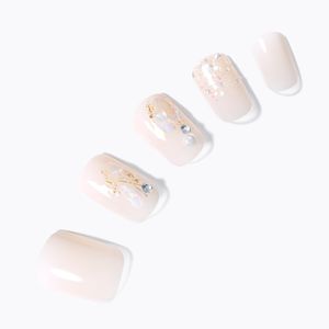 데싱디바 매직프레스 클리어 샤인 (레귤러 라운드) 네일팁