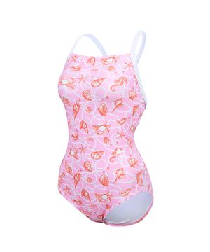 여성 소프트 마린 서포트백 원피스수영복 핑크 RN-LS2G509-PK