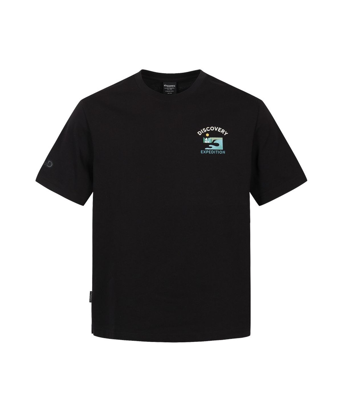 디스커버리 익스페디션(DISCOVERY EXPEDITION) 유니 스몰 레이크 그래픽 반팔티셔츠 (BLACK)
