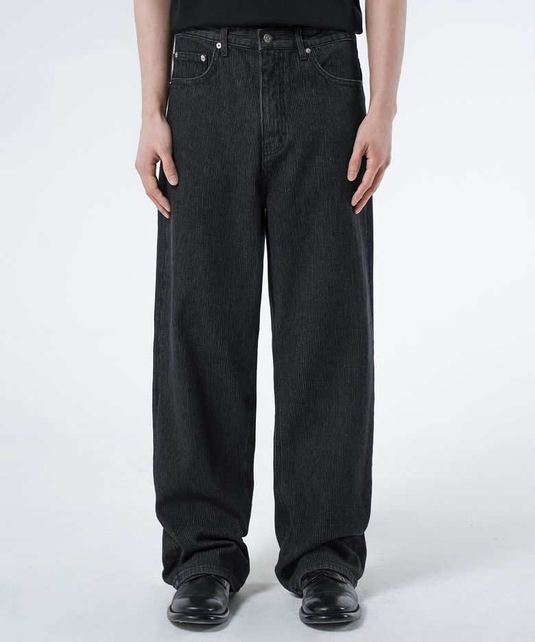 1767 BLACK WAVE JEANS [EXTRA WIDE STRAIGHT]