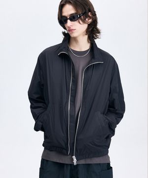 매트 쉘 하이넥 점퍼 블랙 IEJU6E202BK