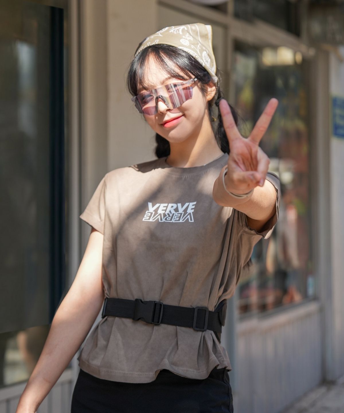 리그(RRIG) 우먼 루나다잉 피그먼트 소로나 반팔티셔츠_BE R1TS3201