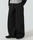 워시드 헤링본 코튼 팬츠 (블랙)