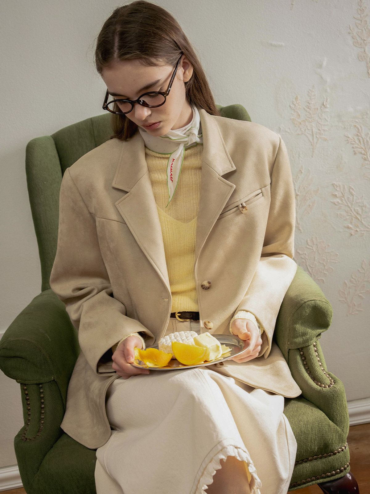 뮈뮈에르(MUEMUER) Every Day Faux Suede Jacket MU2611JK104M